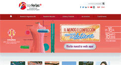 Desktop Screenshot of corferias.com